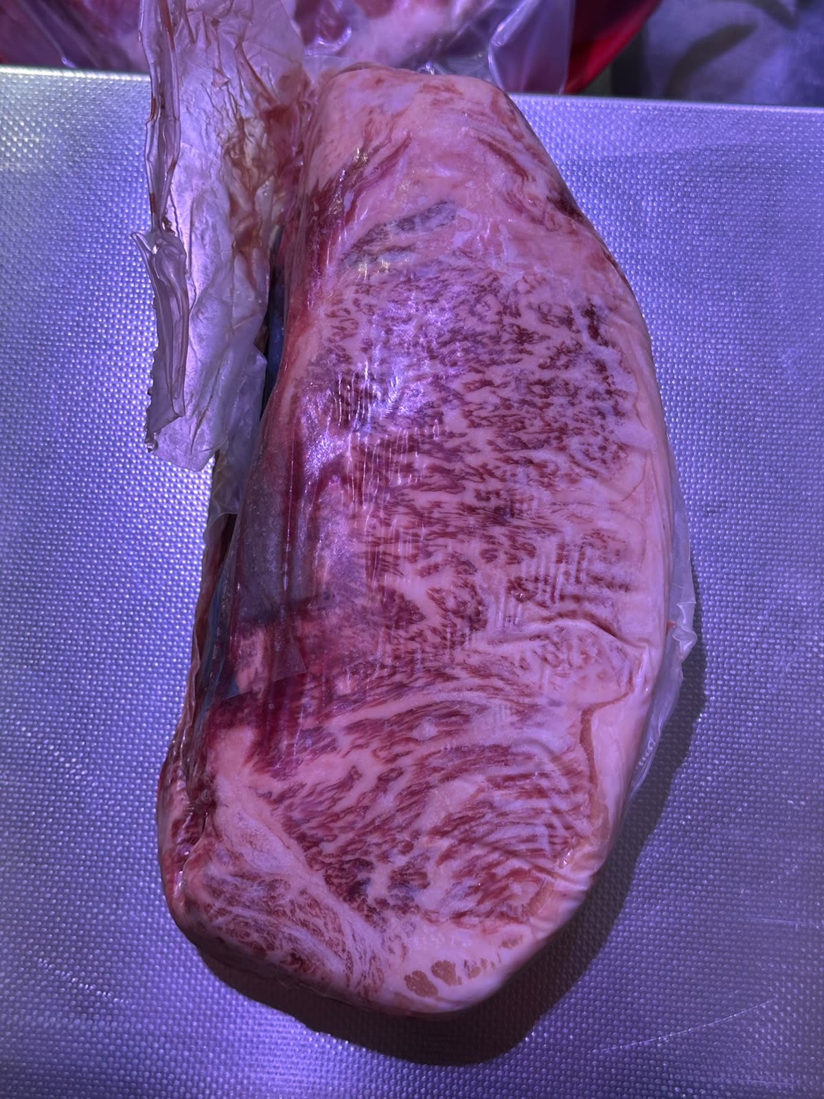 Vakum paketli A5 Wagyu mermerleşme
